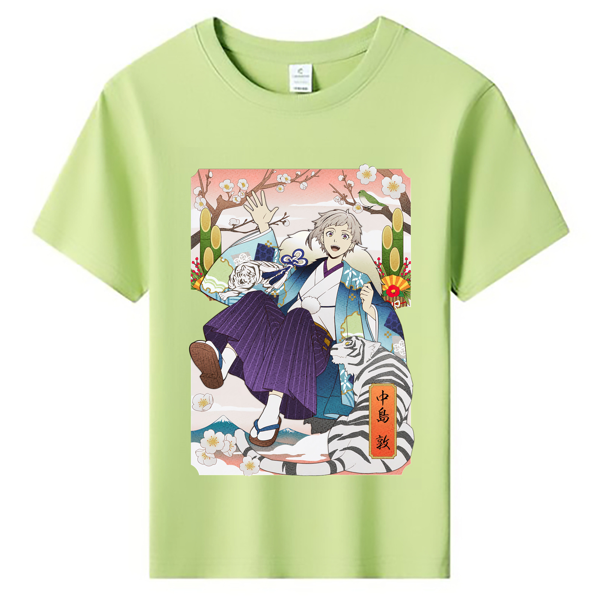 （画像用） 文豪ストレイドッグス Bungo Stray Dogs 綿100％キッズTシャツ（フロントプリント）